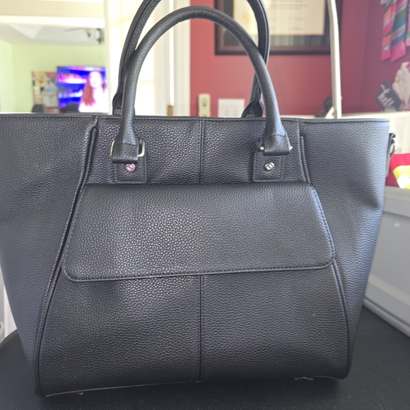 Elegant Black Women's Tote Bag - Picture 1 of 9